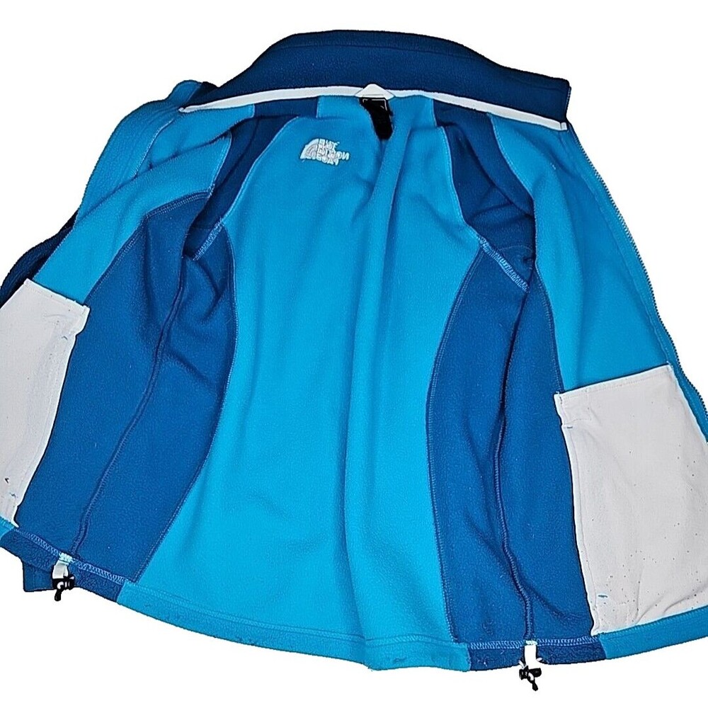 The North Face Khumbu Fleece Jacket Two Toned Colorblock Women’s Blue Sz M - Picture 5 of 6